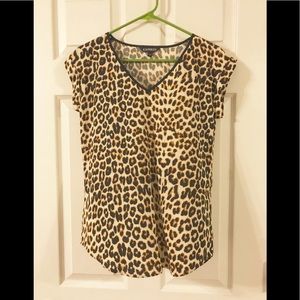 Express Cheetah Print Blouse